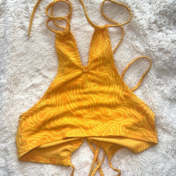 NEW NEVER WORN 70’s style crop top - Picture 4 of 4